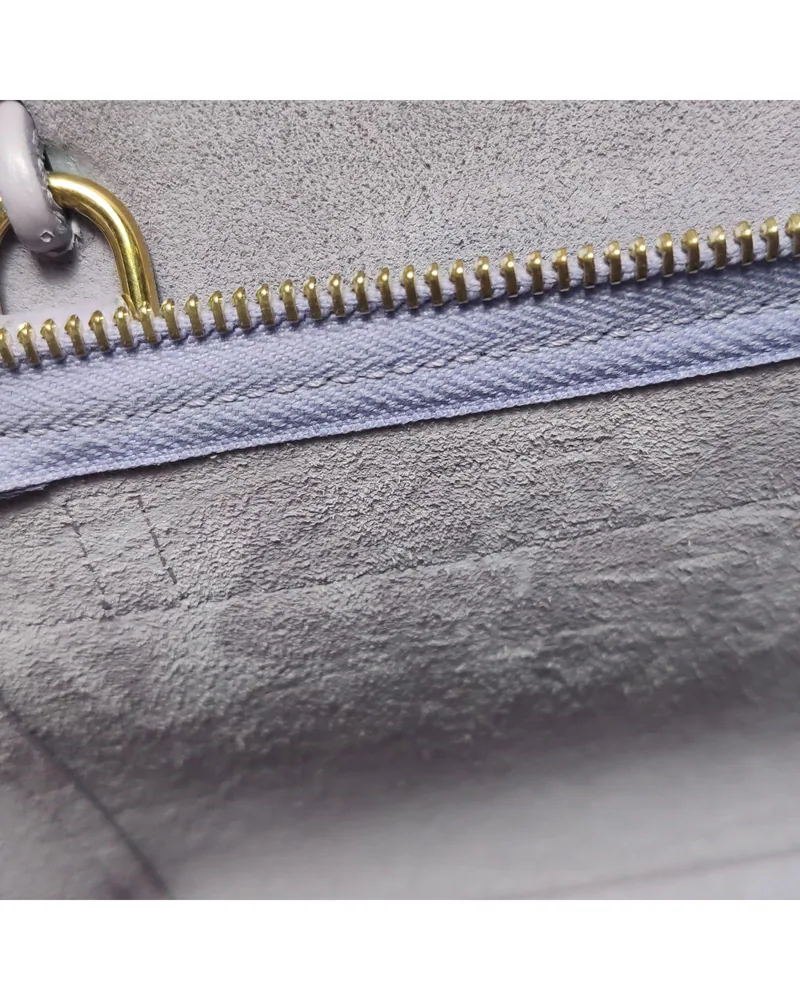 Celine Pico Belt Bag, close up light wear on the lining