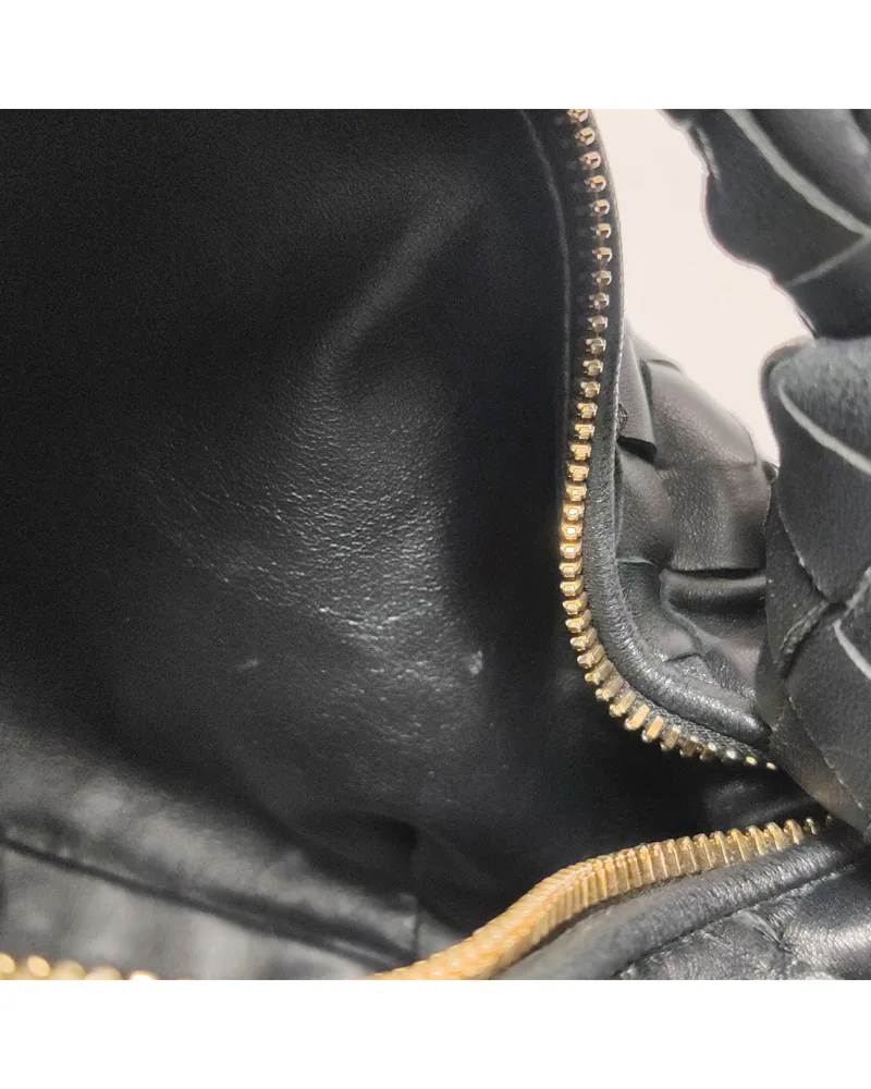 Bottega Veneta Mini Jodie, close up moderate marks on the lining