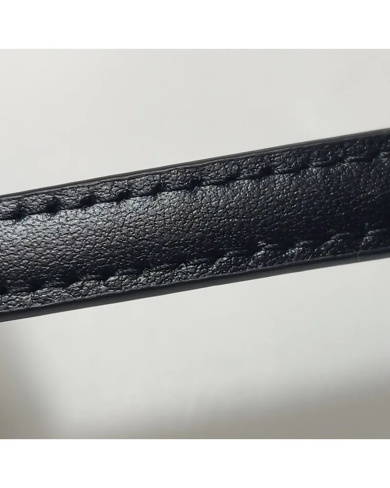 Saint Laurent Kate, Croc-Embossed, close up light marks on the strap