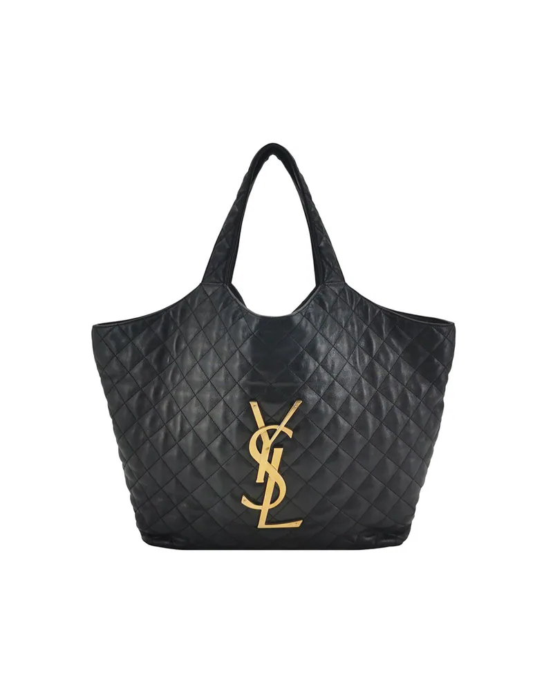 Saint Laurent Icare Maxi Tote, Black