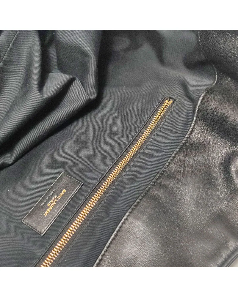 Saint Laurent Icare Maxi Tote, close up light marks on the lining