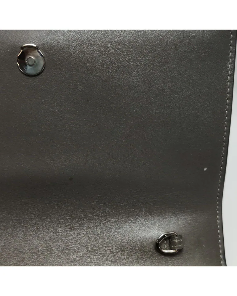 Saint Laurent Sunset, Croc-Embossed, close up light marks on the lining