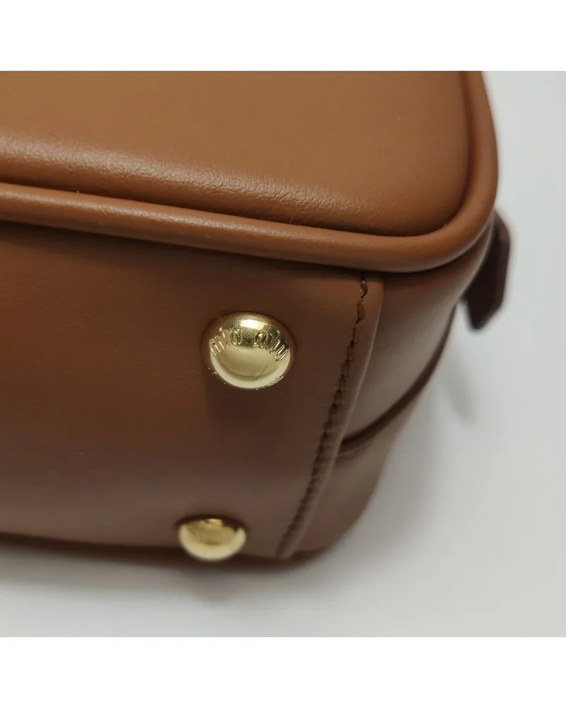 Miu Miu Arcadie, close up very slight wear on the hardware
