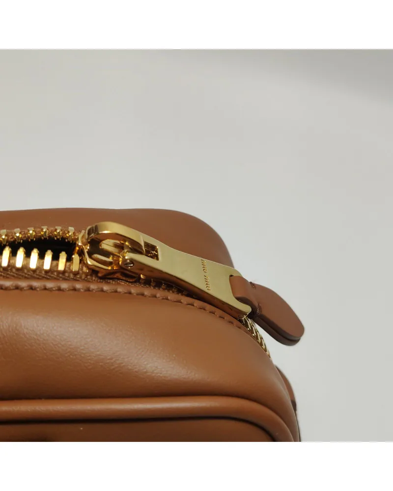 Miu Miu Arcadie, close up very slight wear on the hardware