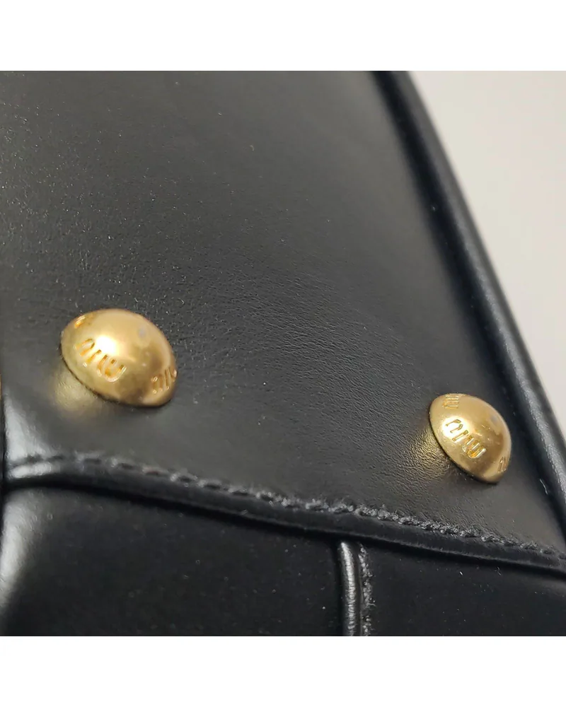 Miu Miu Arcadie, close up light wear on the hardware