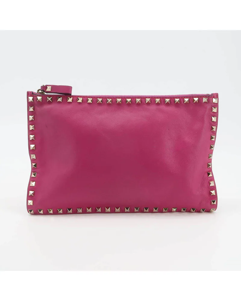 Valentino Rockstud Clutch, view 4