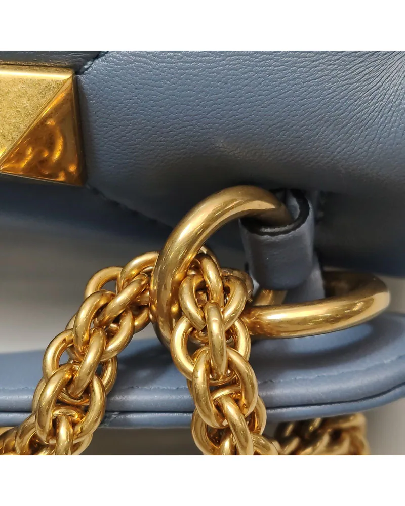 Valentino Roman Stud, close up light wear on the hardware