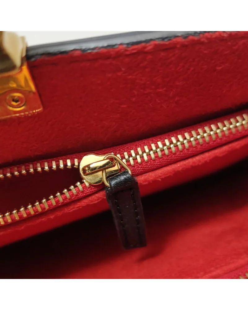 Alexander McQueen Jewelled Satchel, close up light wear on the hardware