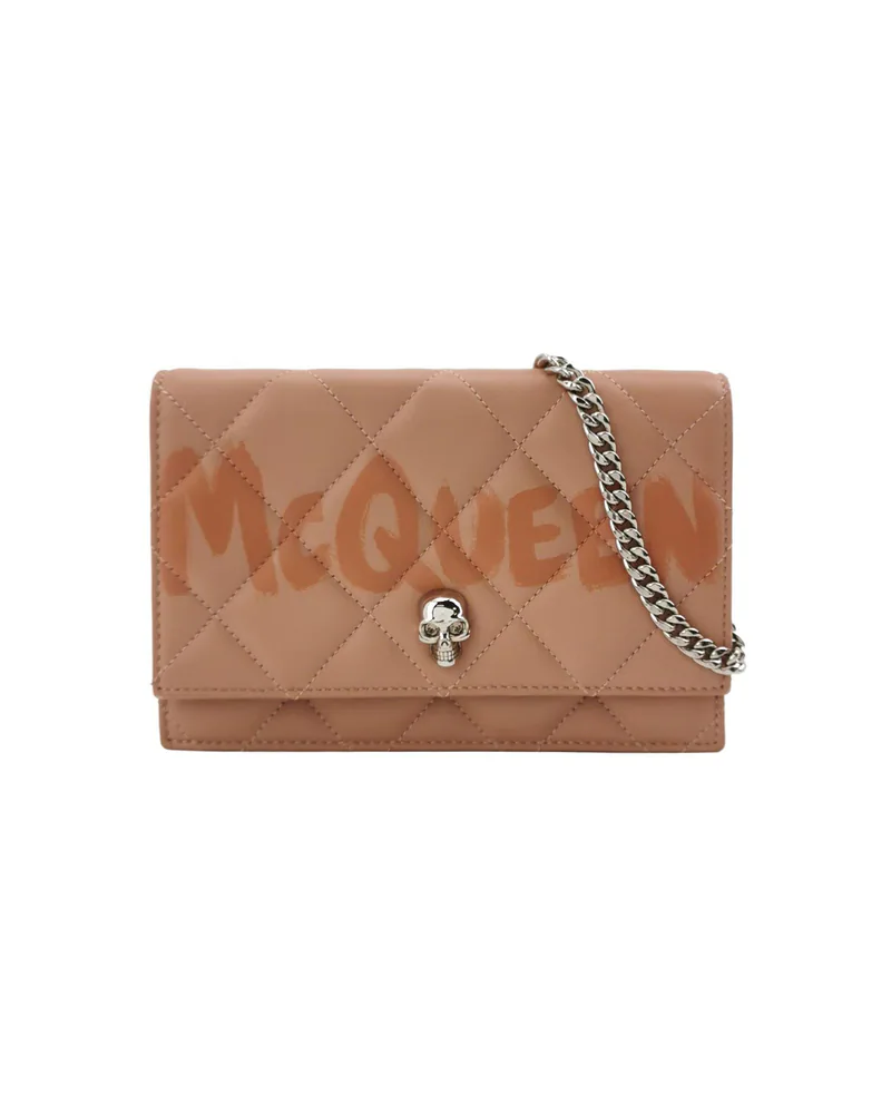 Alexander McQueen Skull Crossbody, Tan