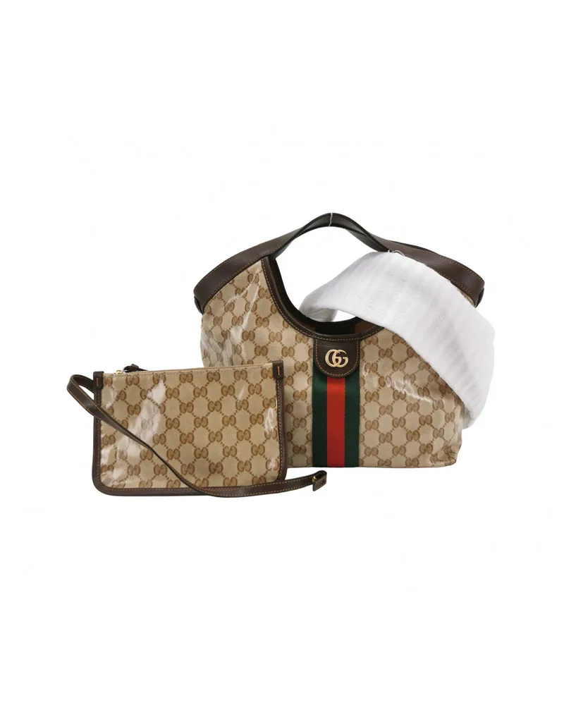 Gucci Giglio Tote Small, Beige and brown