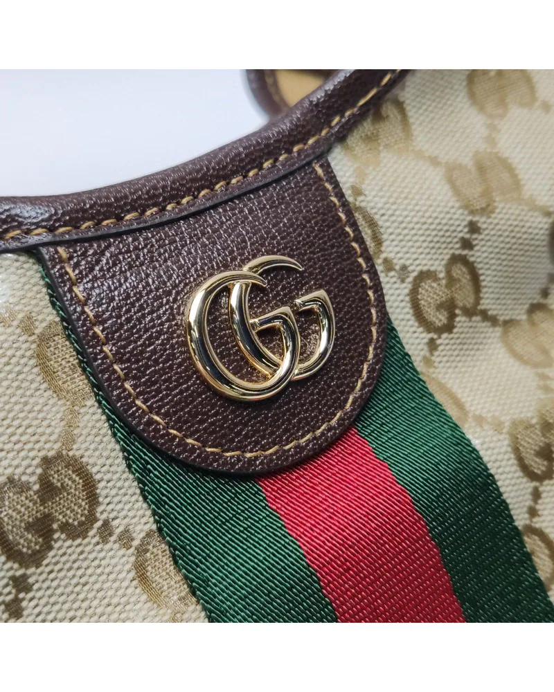 Gucci Giglio Tote Small, close up very slight wear on the hardware