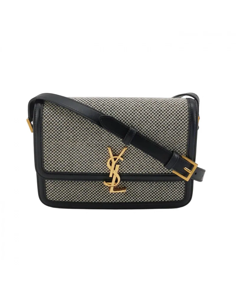 Saint Laurent Solferino Medium, Black and grey