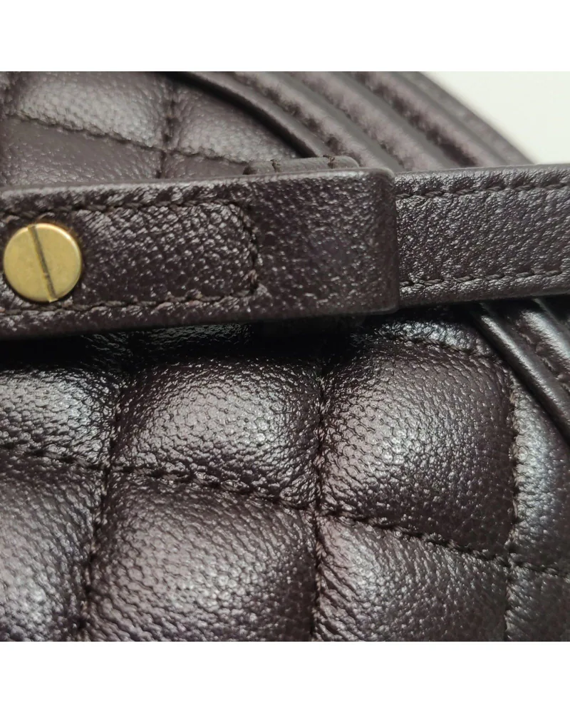 Chanel Boy Bag Small, close up light marks on the strap