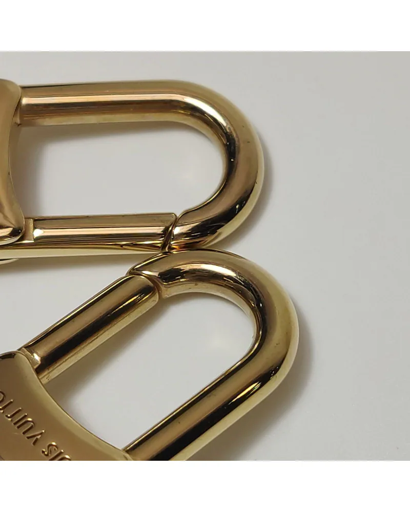Louis Vuitton Express PM, close up light wear on the hardware