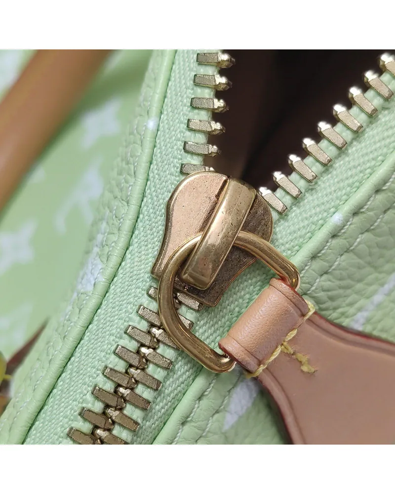 Louis Vuitton Speedy P9 Bandoulière 30, close up light wear on the hardware