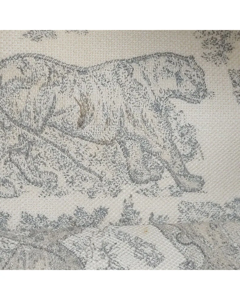 Dior Book Tote Medium, Toile de Jouy, close up light marks on the lining