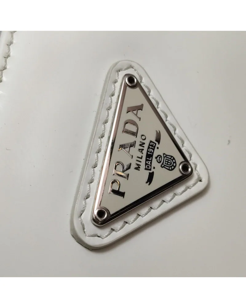 Prada Cleo Medium, close up light wear on the hardware