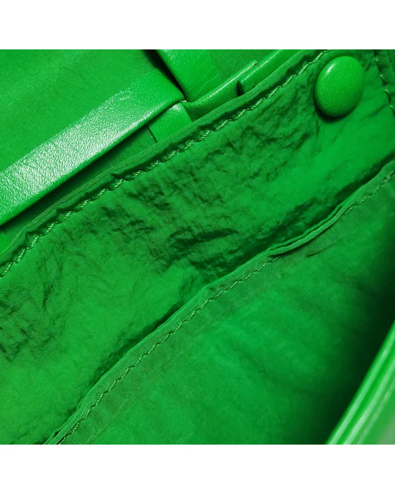 Bottega Veneta Cassette Mini, close up light marks on the lining