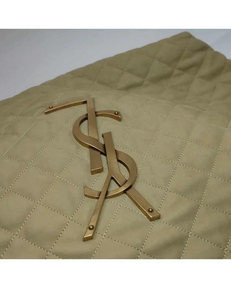 Saint Laurent Icare Maxi Tote, close up light wear on the hardware